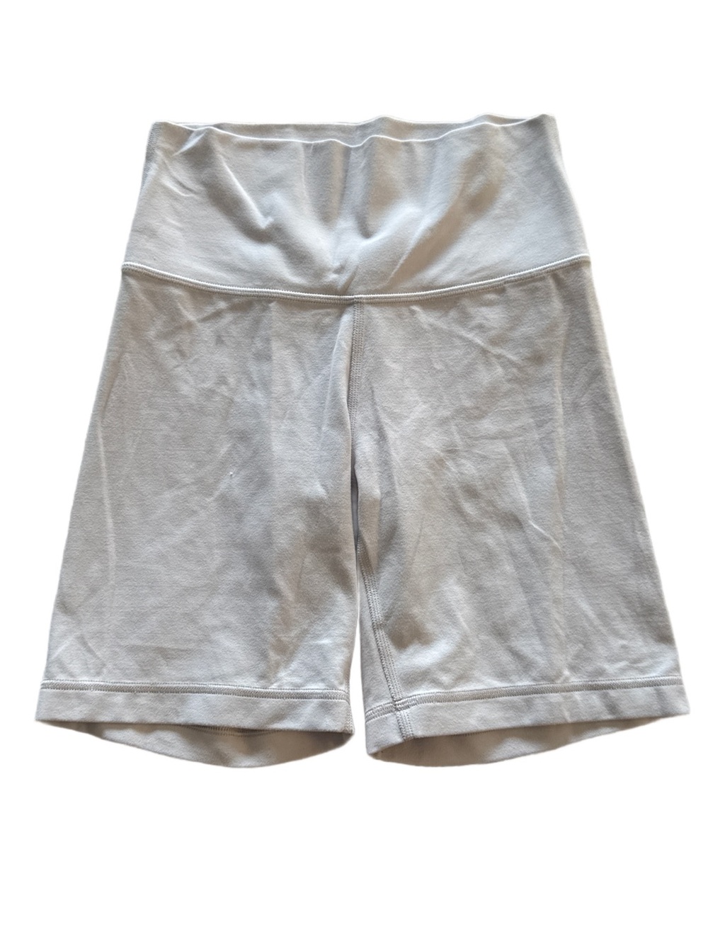 TNA Light Gray High-Rise Bike Shorts 5” Size Small